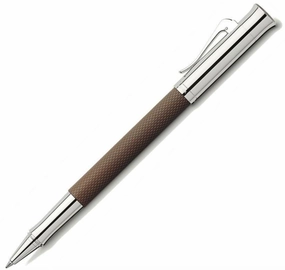 boxed professional Graf Von Faber-Castell Guilloche Cognac Rollerball