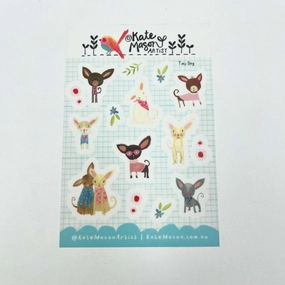 Kate Mason Sticker Sheet - Tiny Dog superior refillable