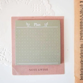 Leafy Plans Memo Pad portable