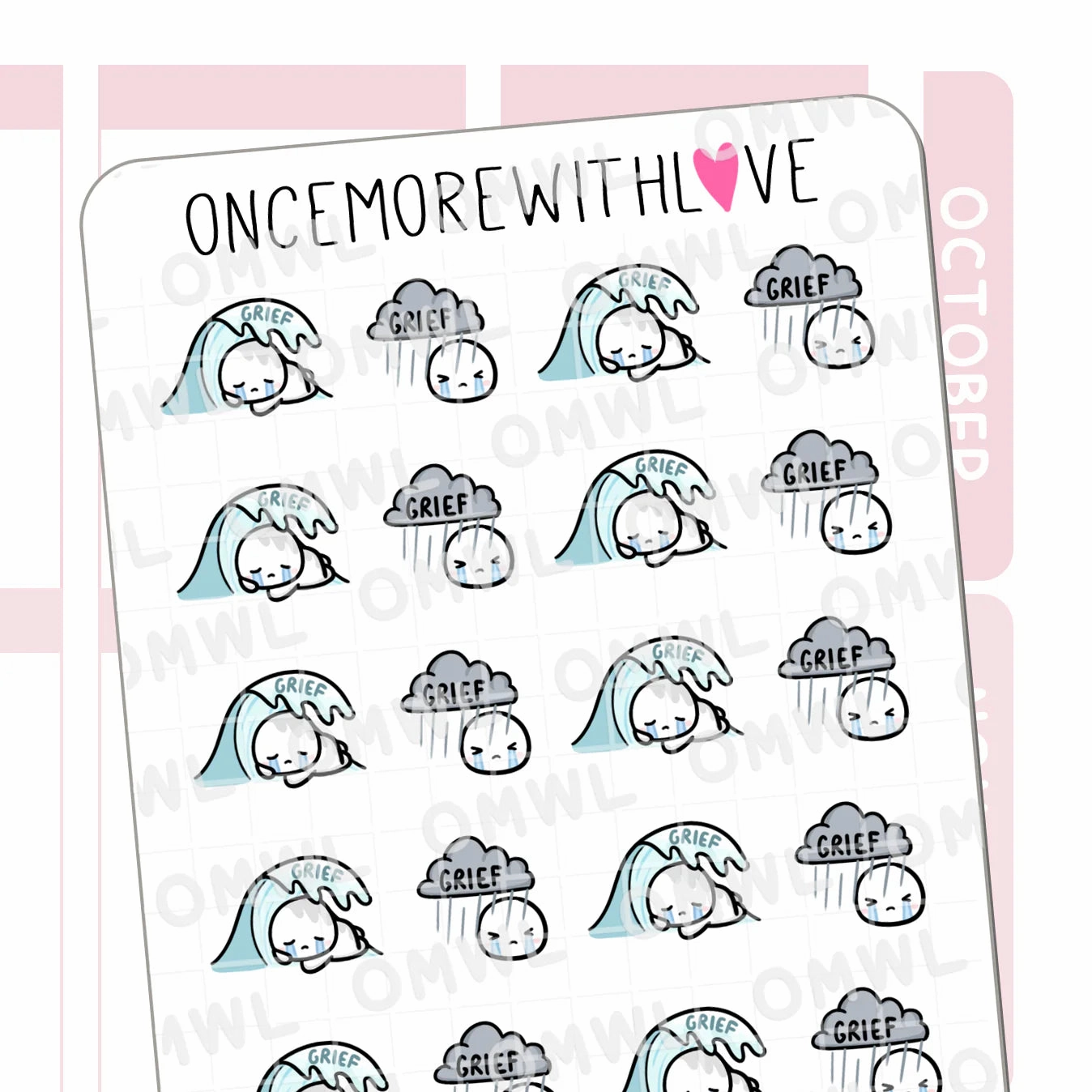giant M1397 Grief 3.0 Sticker Sheet