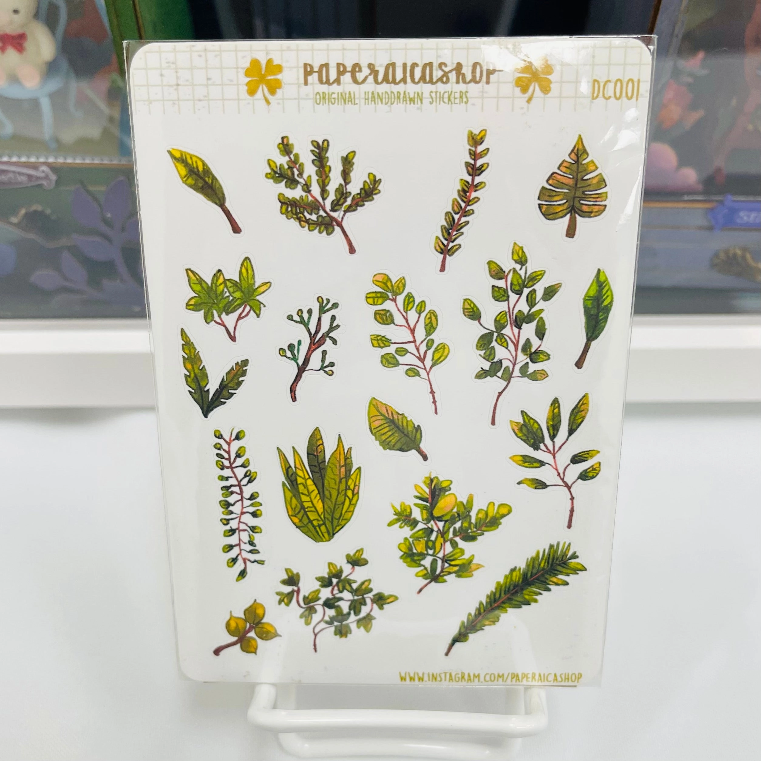 Paperaicashop Greenery Stickers Planner Sticker alloy