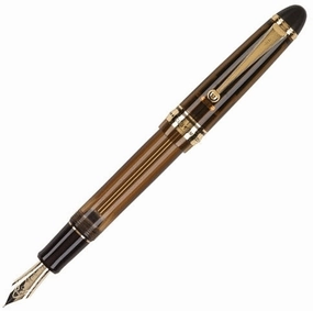 refined vivid Pilot Custom 823 Amber Fountain Pen