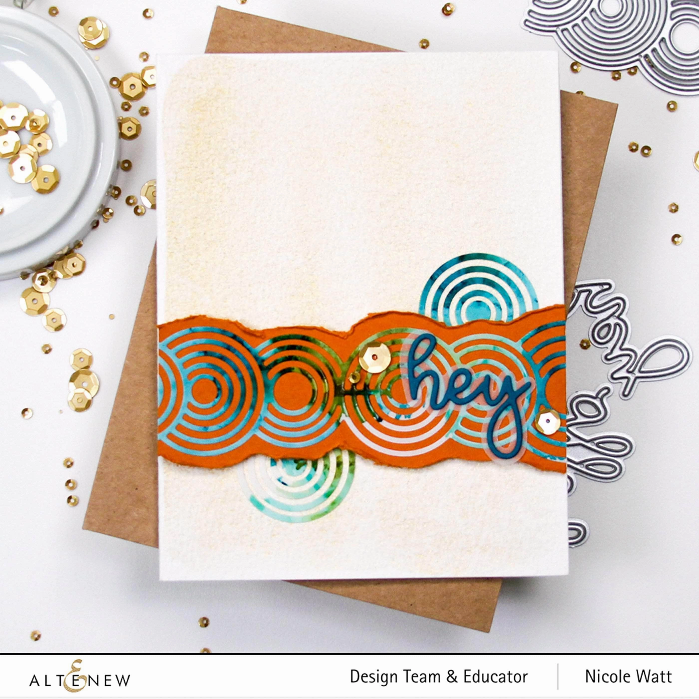 Rippling Rings Border Die pack