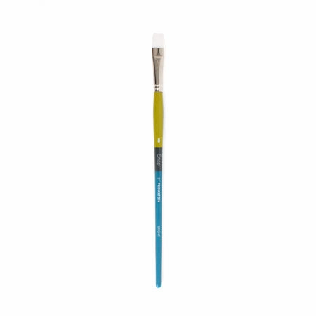 ergonomic Snap! Paintbrush  Flat, White Synthetic