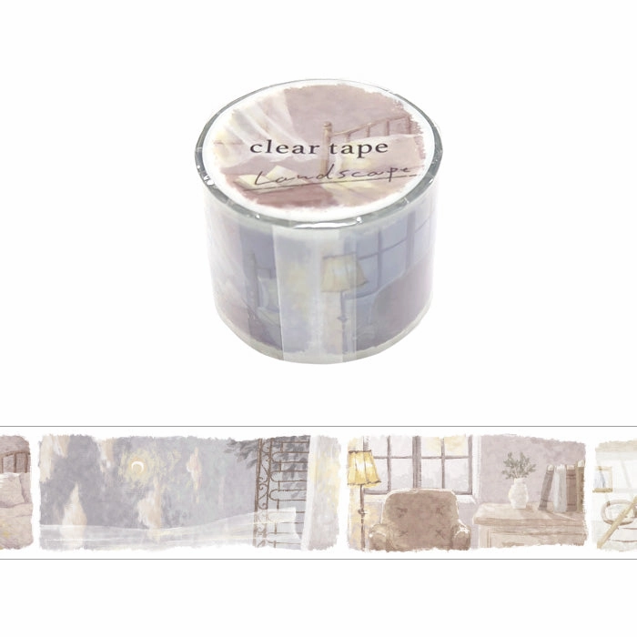 Late Night Landscape Pet Tape leather durable
