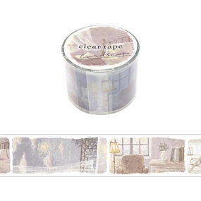 Late Night Landscape Pet Tape leather durable