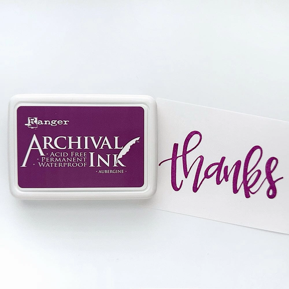 lasting Archival Ink? Pad- Aubergine