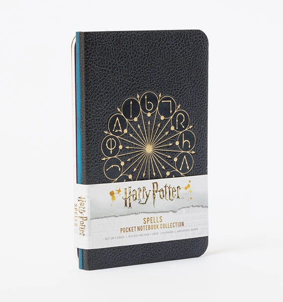 Harry Potter: Spells Pocket Notebook Collection (Set Of 3) warm
