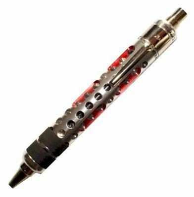 wholesale Michael'S Fat Boy Silencer Ii Silver/Red Gel Rollerball