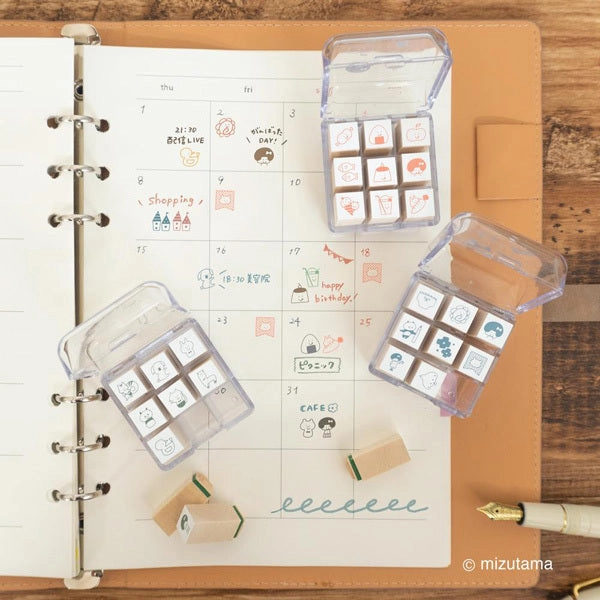 Mizutama X Beverly Planner Companion Stamp - Animal rugged