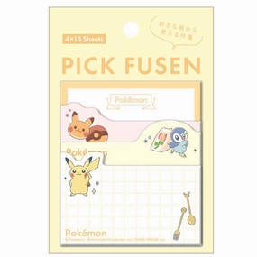 sleek Pokemon Sticky Notes - Pikachu & Piplup