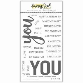 locking luxury You Buzzword - 4X6 Stamp Set - Retiring