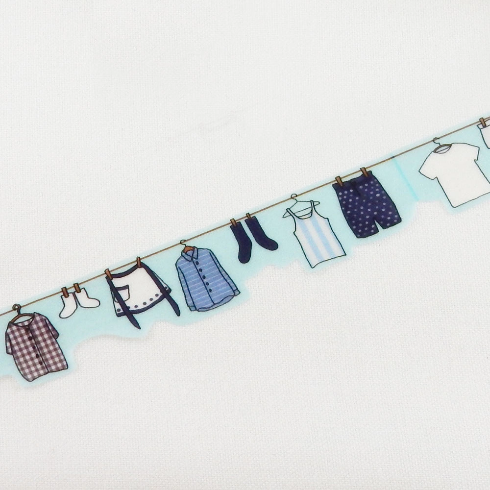 Laundry Washi Tape Round Top Yano Design shockproof