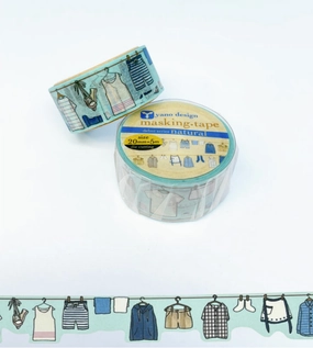 set Laundry Washi Tape Round Top Yano Design