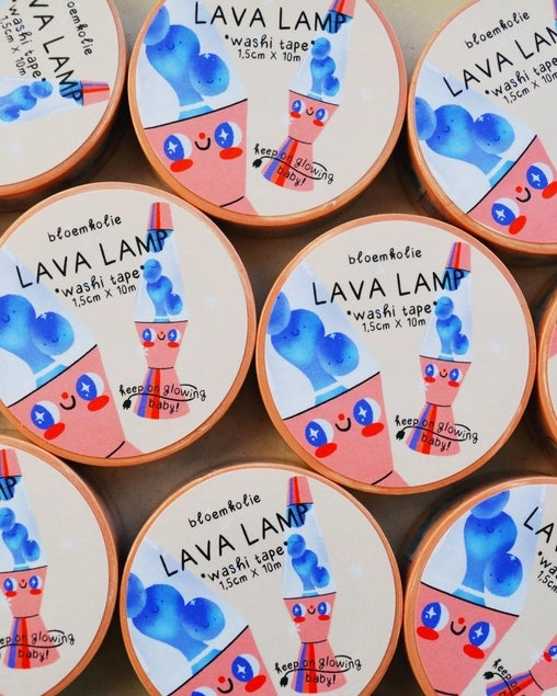 Lava Lamp Washi Tape heatproof