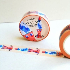 Lava Lamp Washi Tape locking