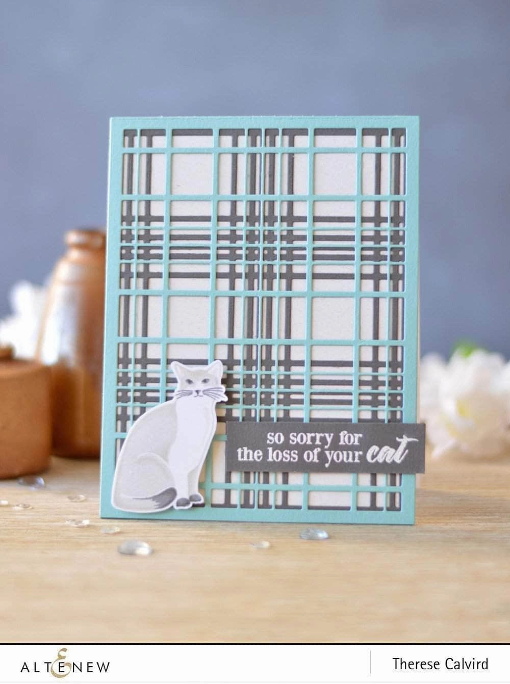 Layered Plaid Cover Die B single