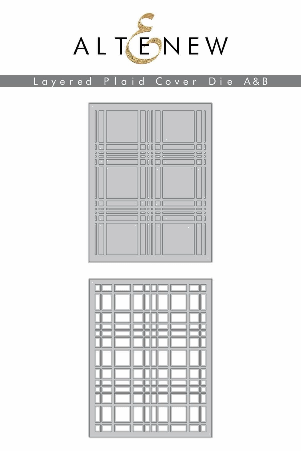 maxi Layered Plaid Cover Die Bundle