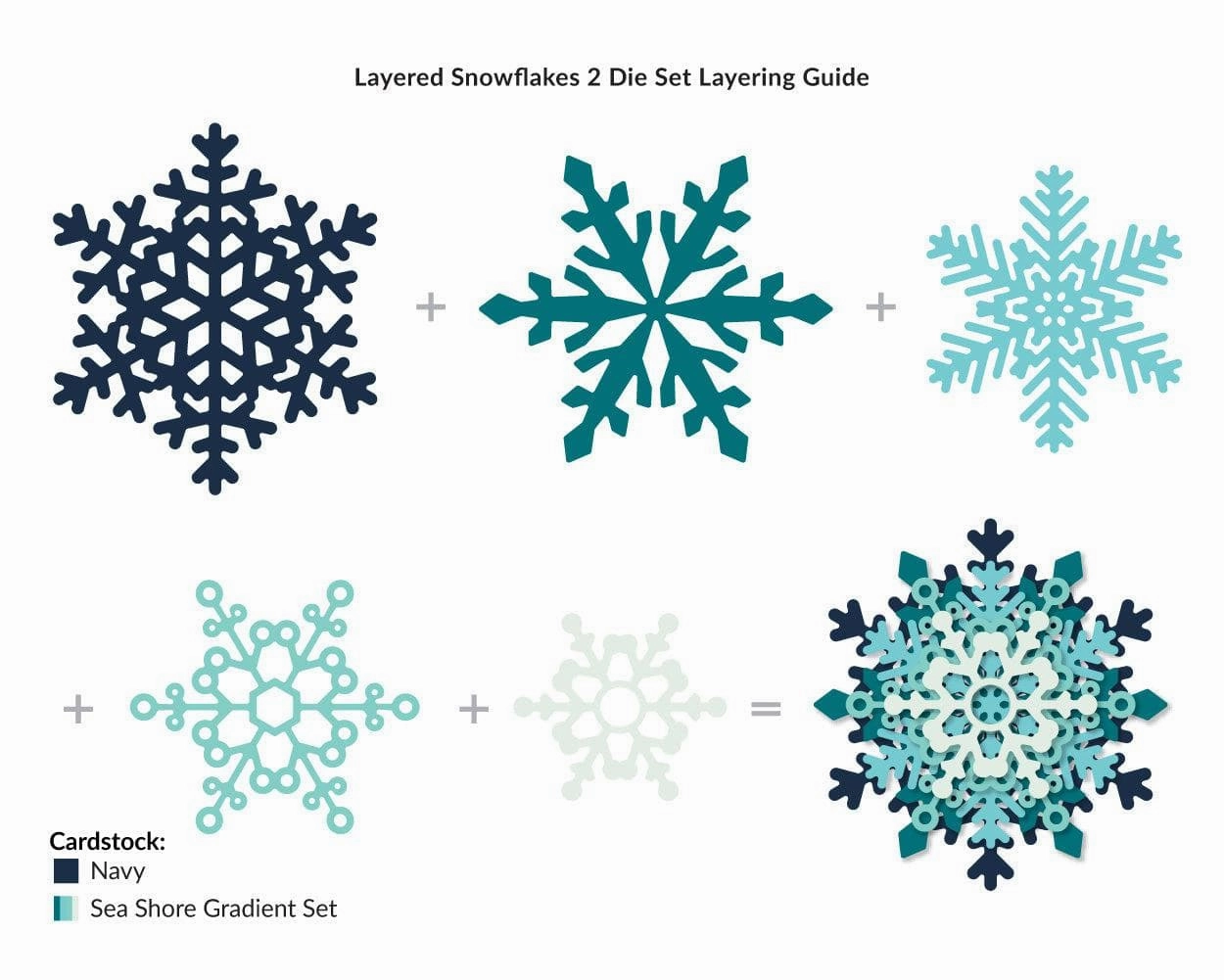 top automatic Layered Snowflakes 2 Die Set