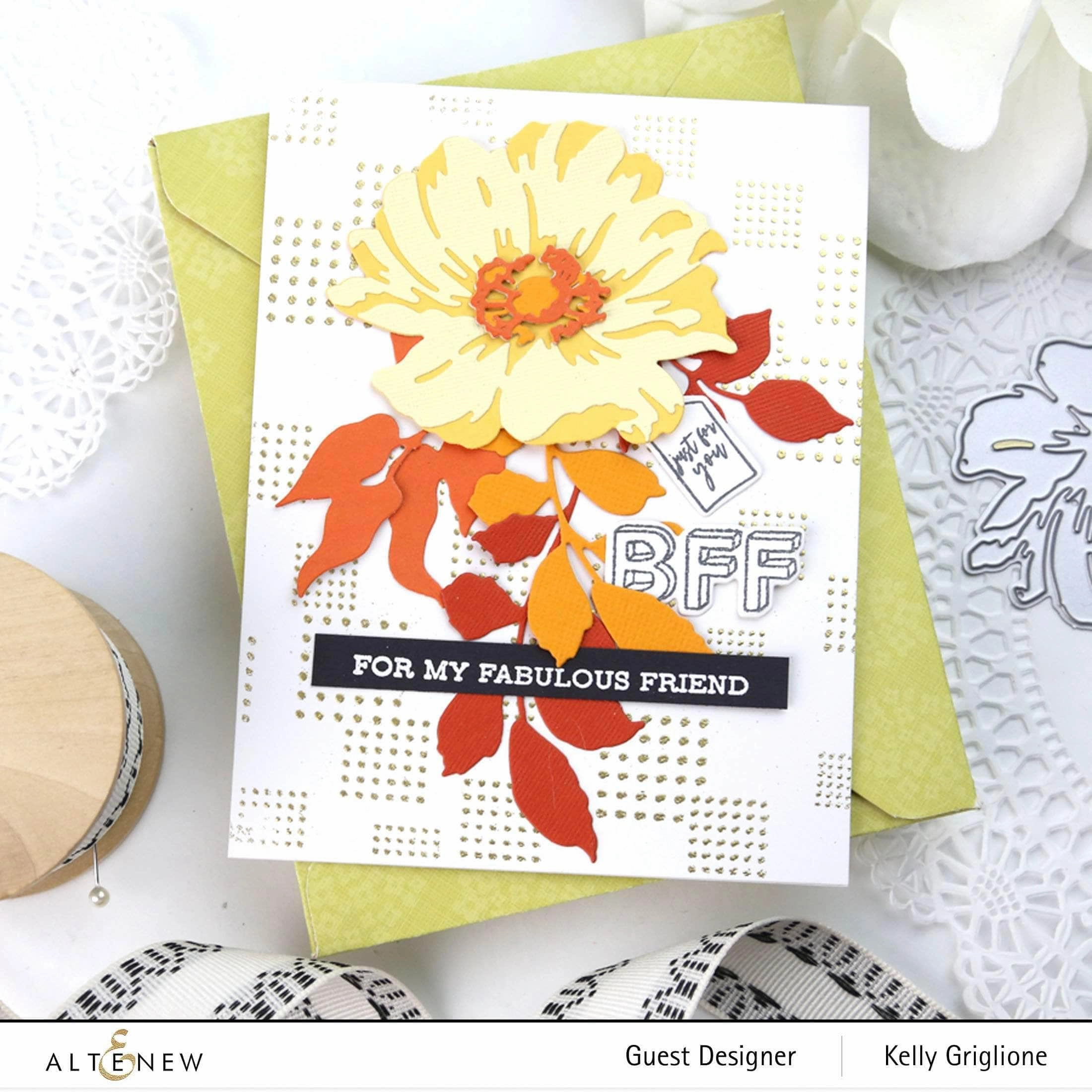 ceramic Layered Wood Flower Die Set