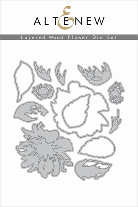 Layered Wood Flower Die Set seasonal affordable