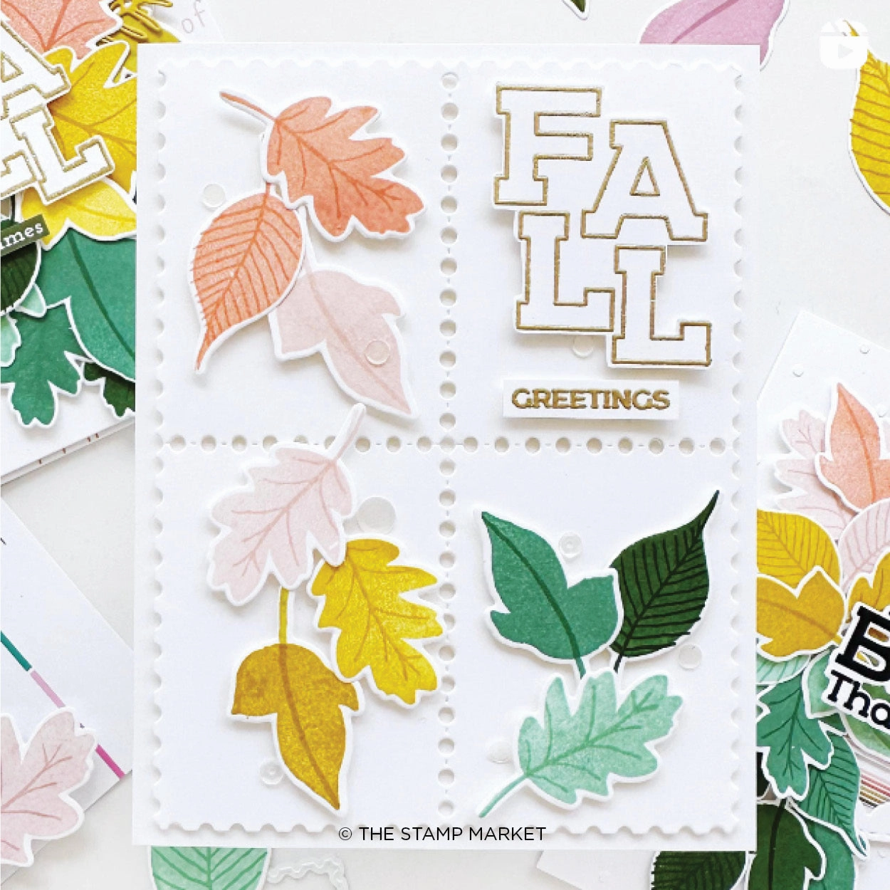 resin Leafy Love Stamp