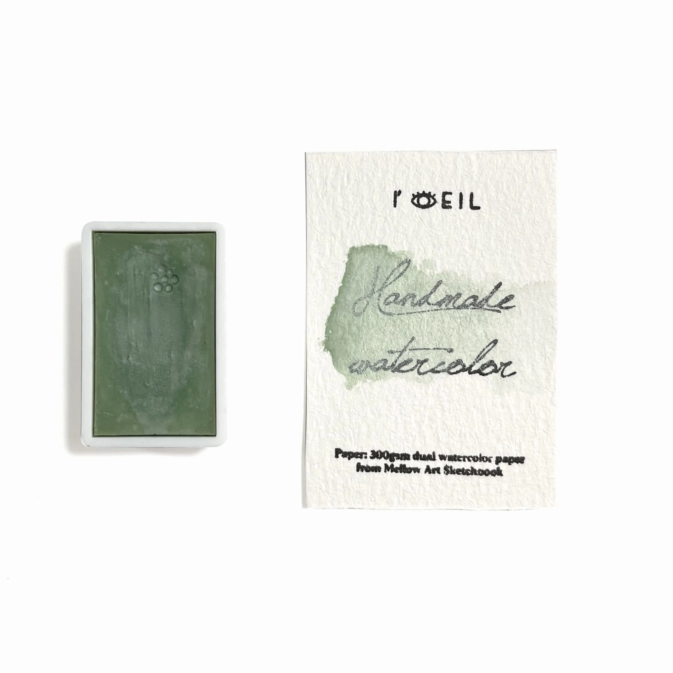 Emerald (Mineral) - Artist Grade Handmade Honey Based Watercolor Paint Full Pan 3.2Ml colorful