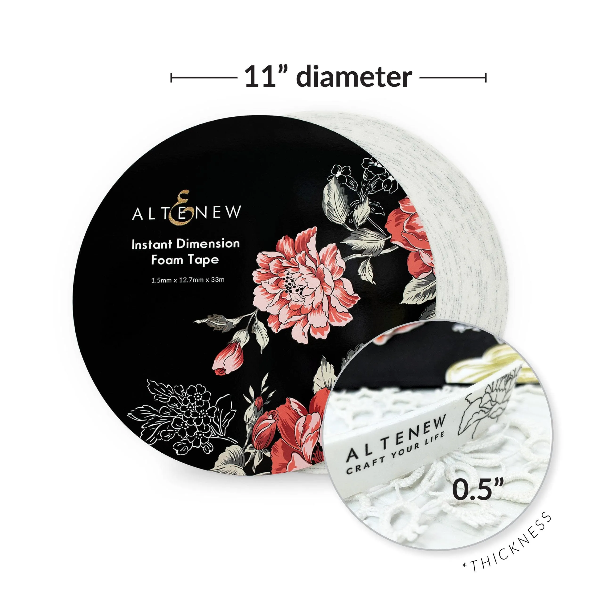 basic Instant Dimension Foam Tape