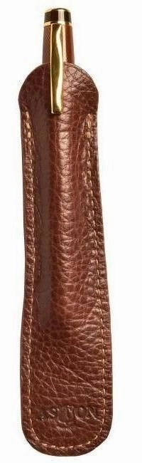 Aston Leather 1 Pen Slip Tan waterproof muted