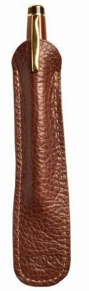 Aston Leather 1 Pen Slip Tan waterproof muted