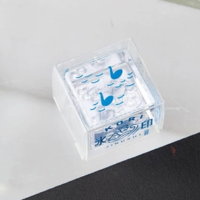 Kori Jirushi Crystal Clarity Stamp- Swans multipurpose lasting