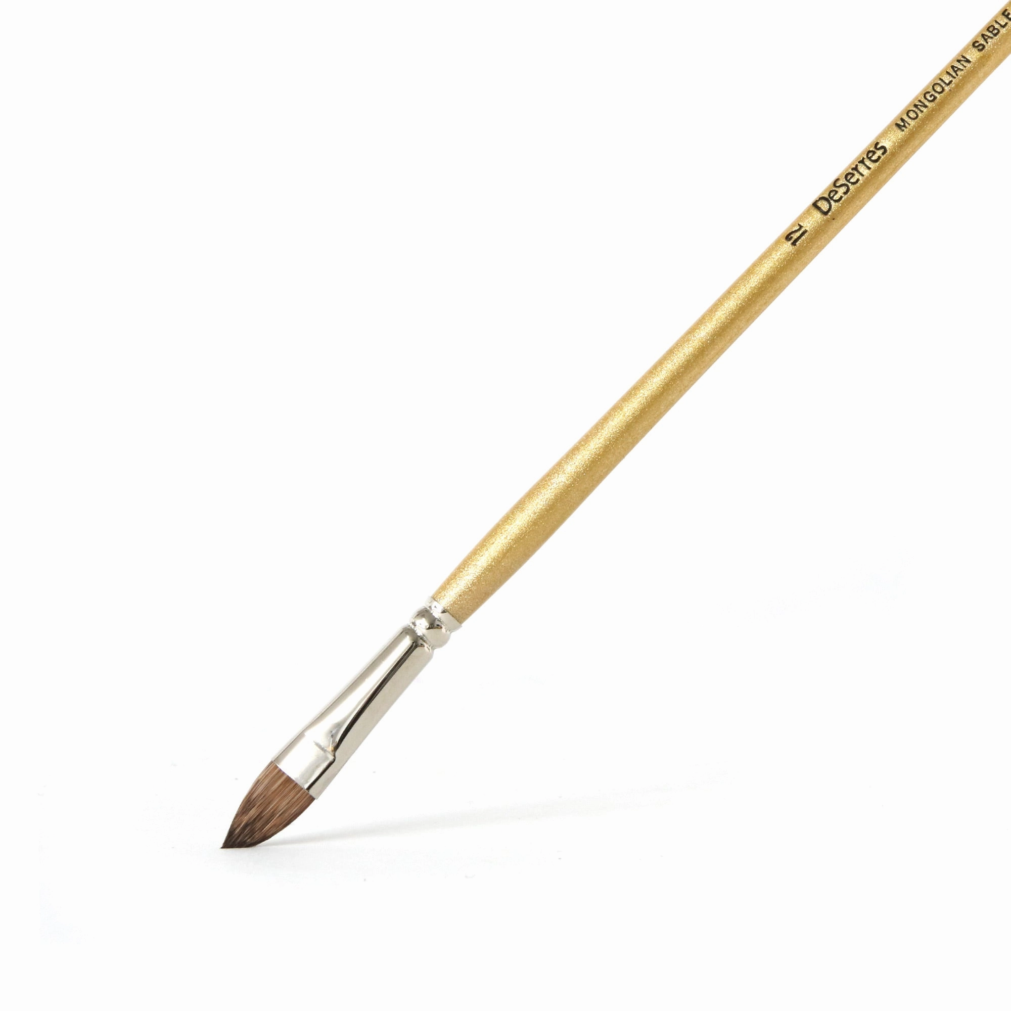 flat Mongolian Sable Oval Paintbrush