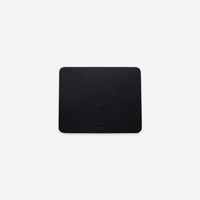 Leather Mouse Pad // Black quickdry