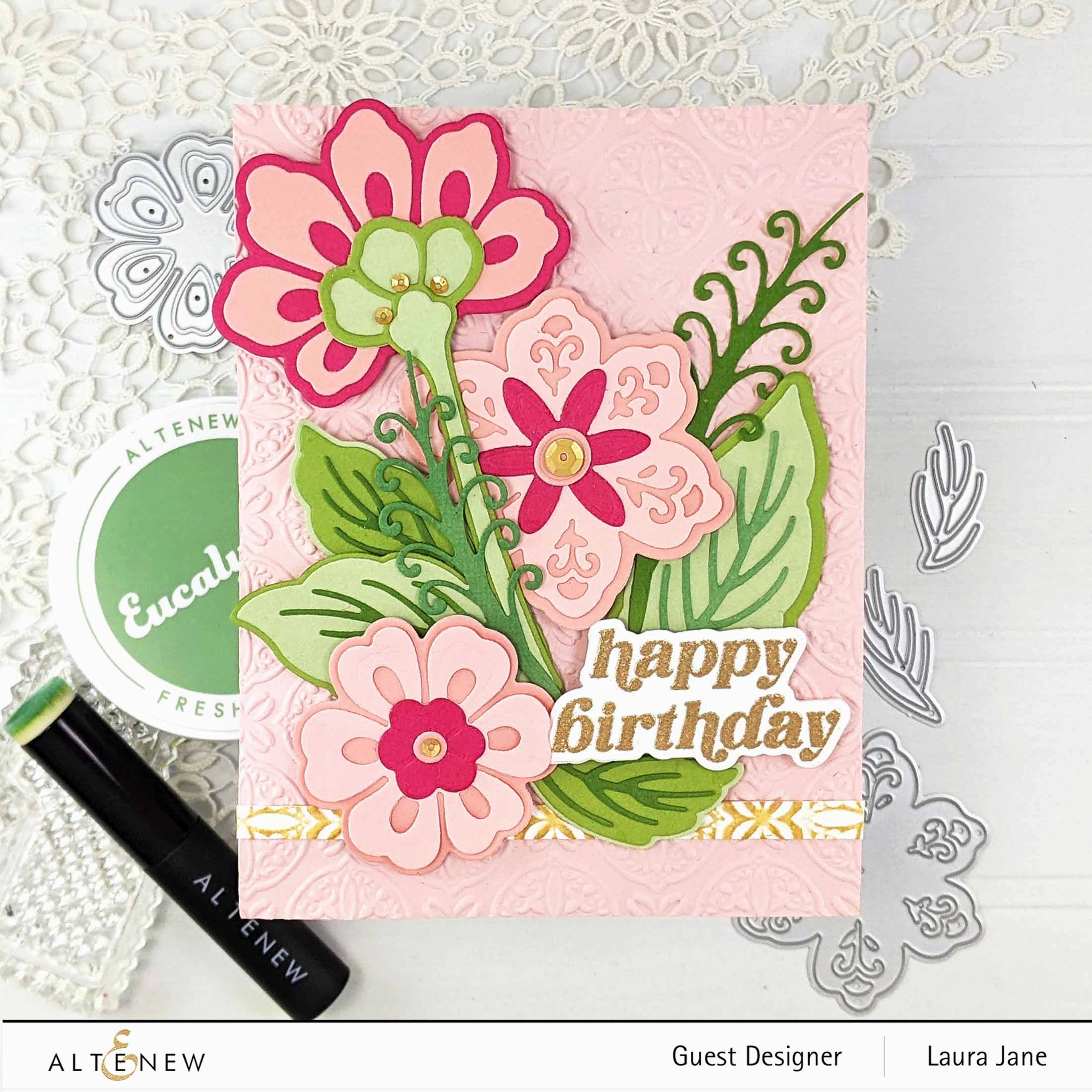 Ornate Flowers Die Set recycled