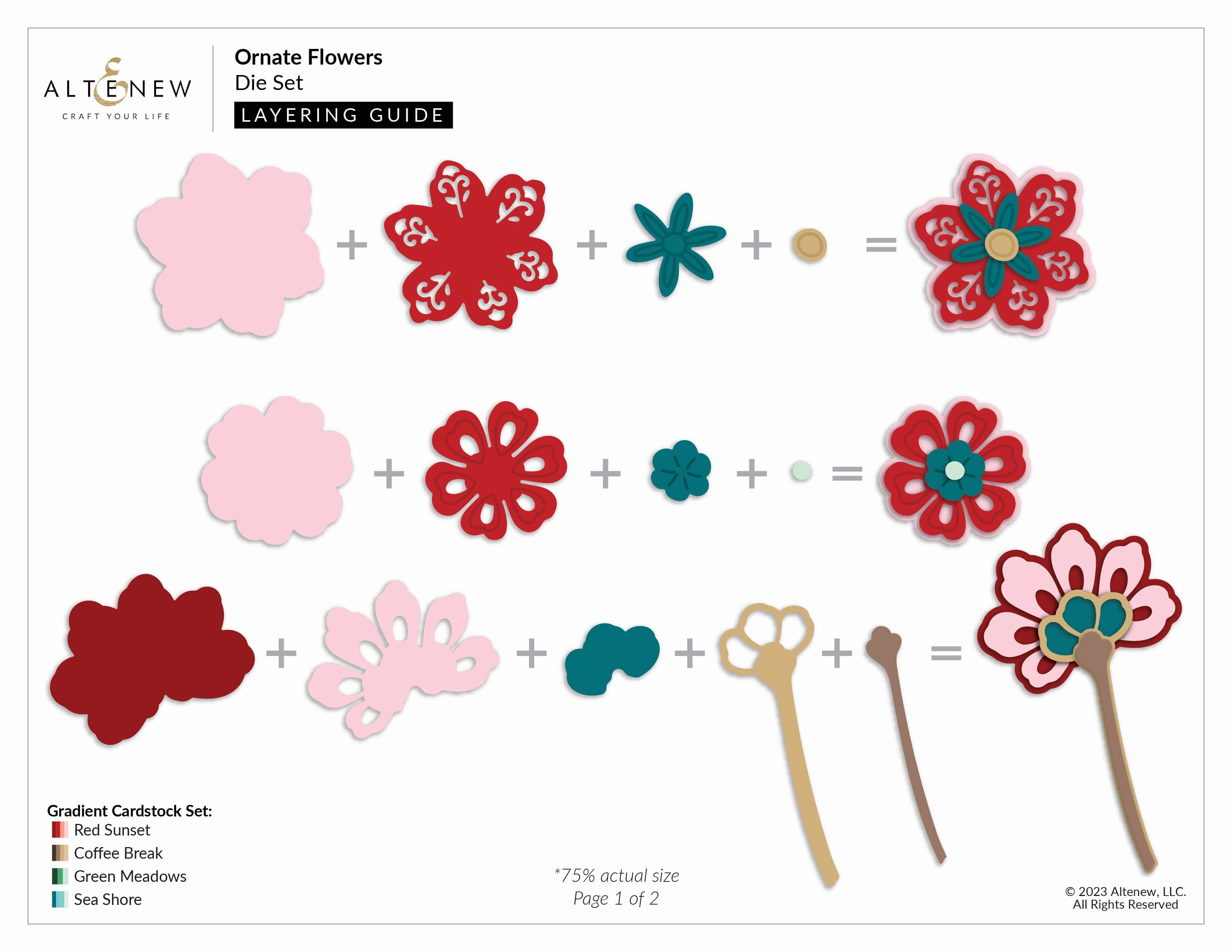 Ornate Flowers Die Set collectible