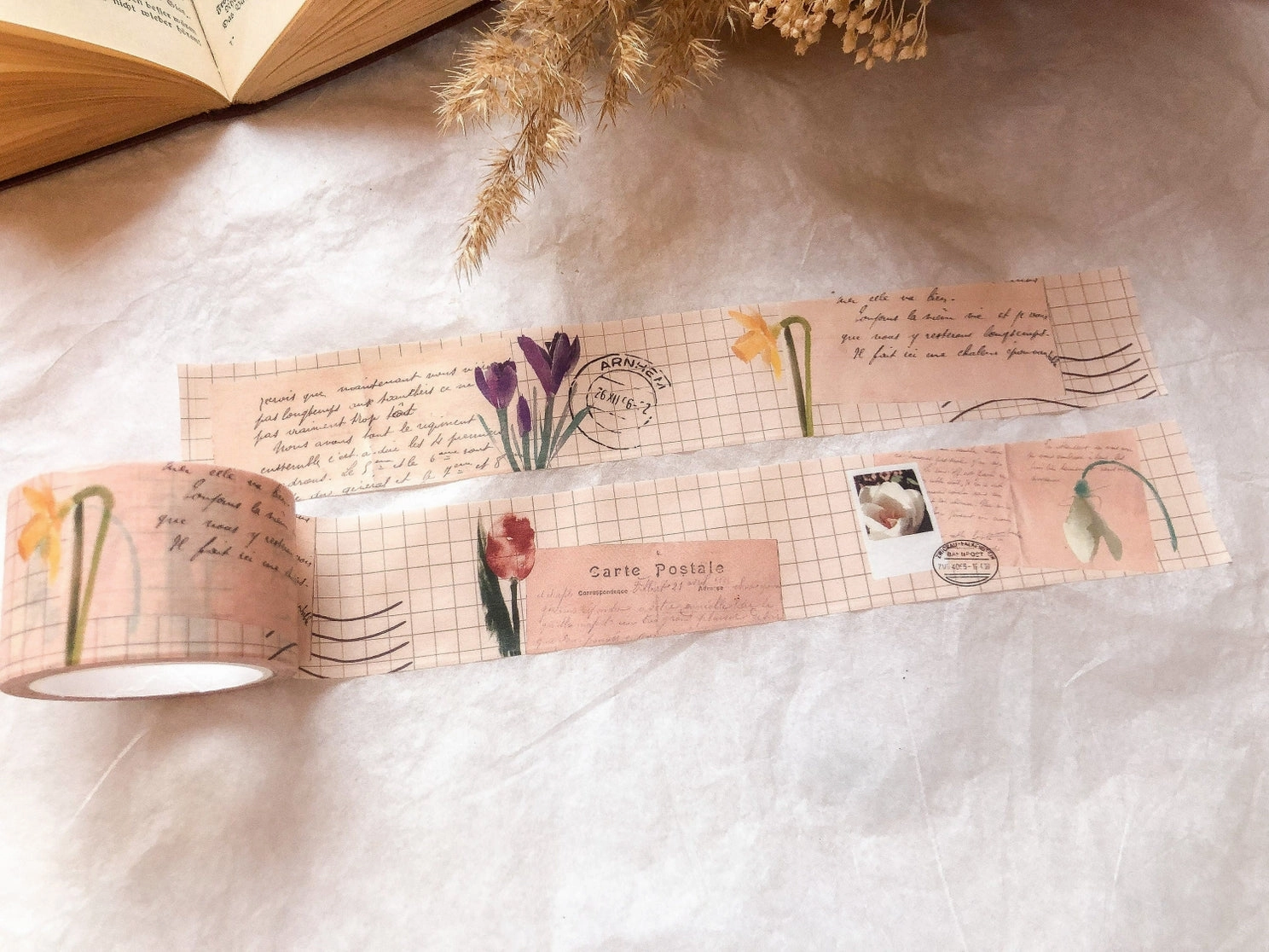 Spring Flower Washi Tape 30Mm neutral ceramic
