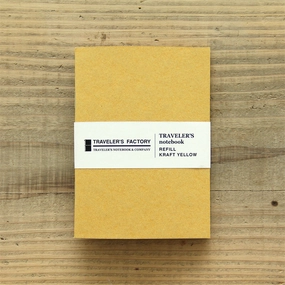 Traveler'S Factory Partner Shop Passport Size Yellow Kraft Paper Notebook neutral nonslip