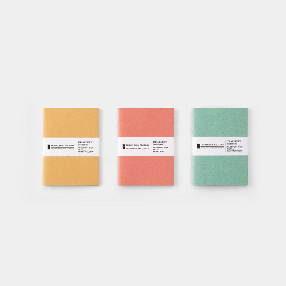 cotton adjustable Traveler'S Factory Partner Shop Passport Size Yellow Kraft Paper Notebook