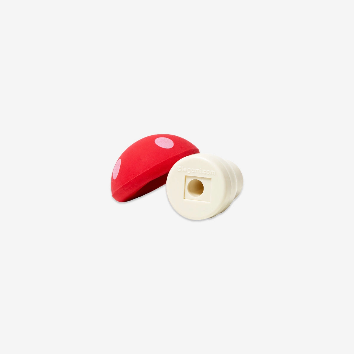 Legami Pencil Sharpener & Eraser  // Mushroom flat warm