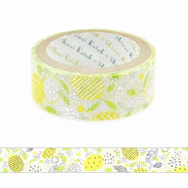Lemon Washi Tape Shinzi Katoh Design gift eco