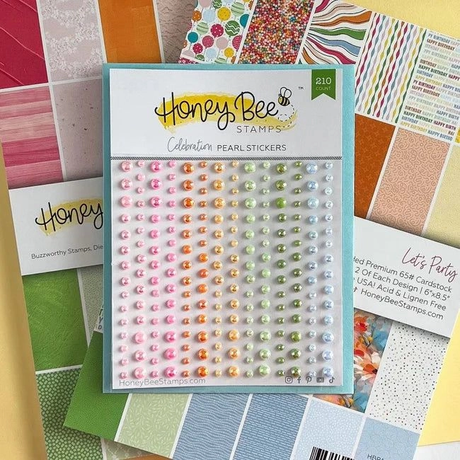 Let'S Party Paper Pads, Gem And Pearl Stickers Bundle fiber