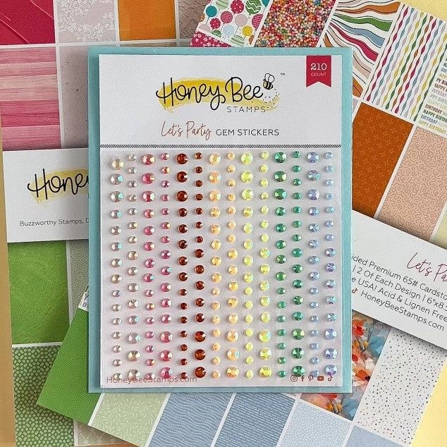 Let'S Party Paper Pads, Gem And Pearl Stickers Bundle pack