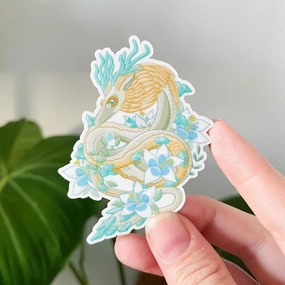 foldable Light Dragon Waterproof Sticker