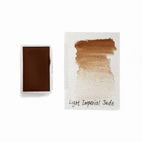 Light Imperial Jade - Artist Grade Handmade Honey Based Watercolor Paint Full Pan 3.2Ml set wrapped
