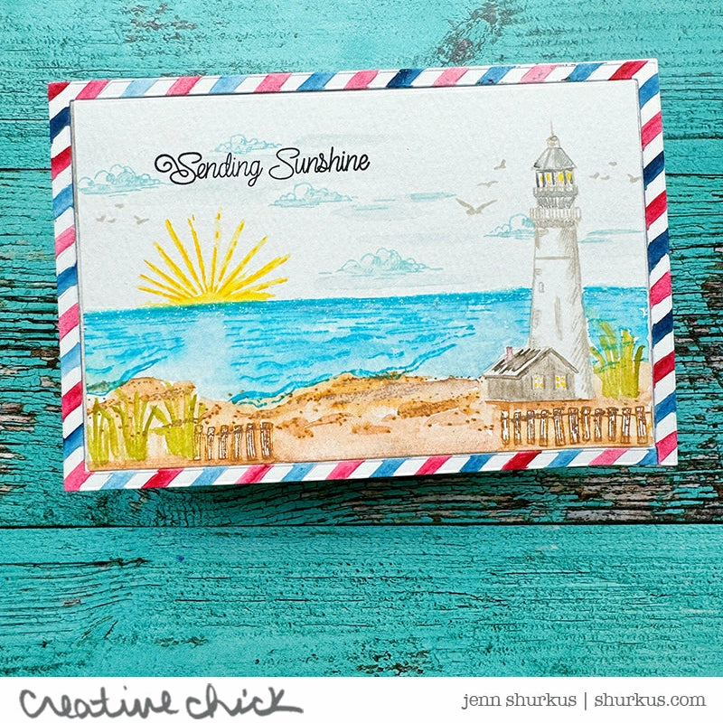 Light The Way - 6X6 Stamp Set warm