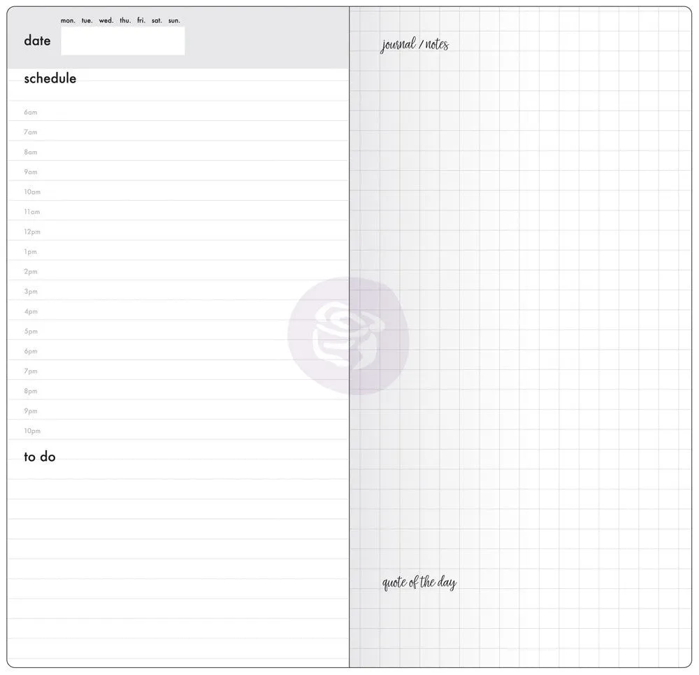 portable compact Daily With White Paper Prima Traveler'S Journal Notebook Refill 32 Sheets