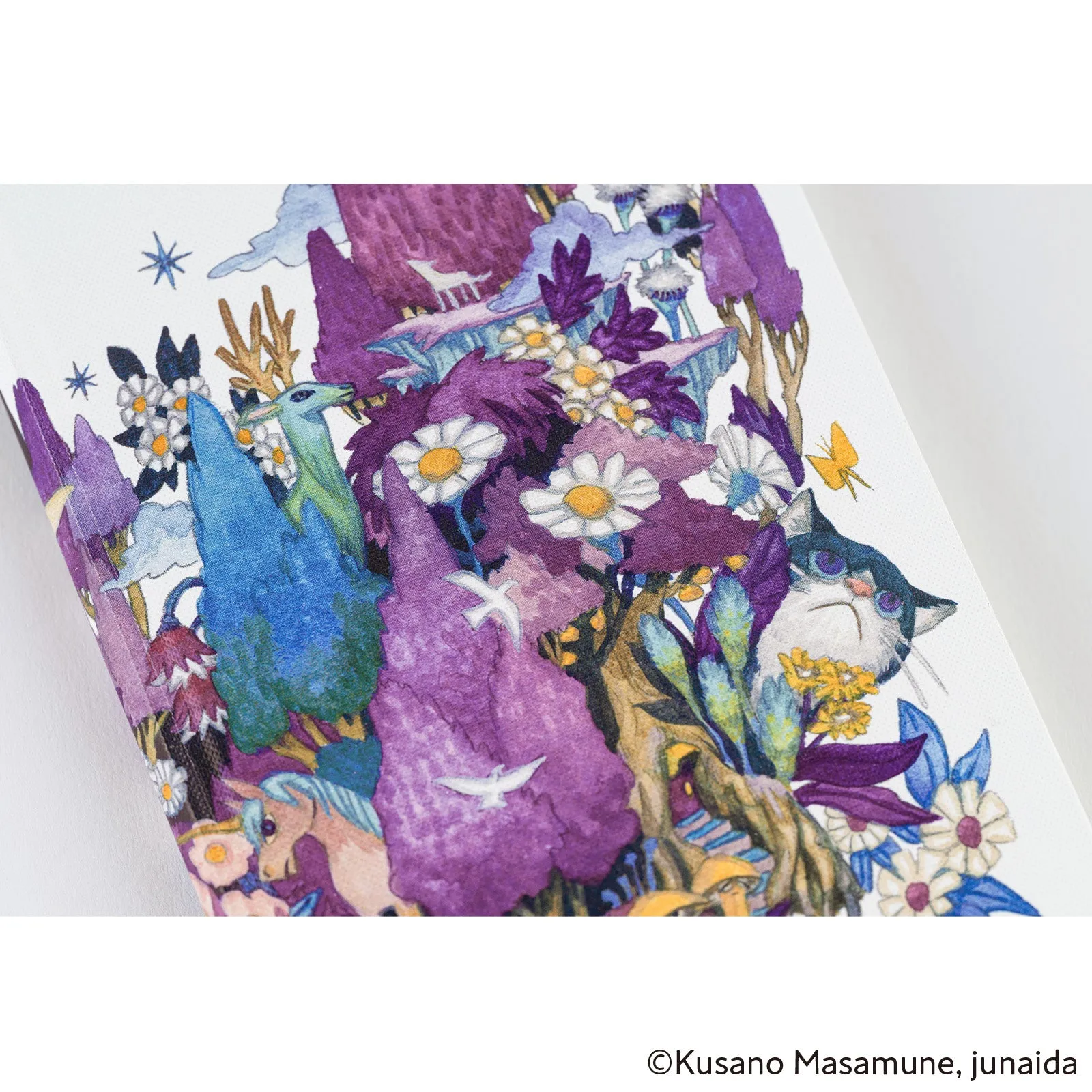 retractable large Hobonichi 2025 Weeks Masamune Kusano X Junaida Through The Purple Night