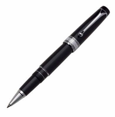 affordable automatic Aurora Optima Resin Chrome Black Rollerball Pen