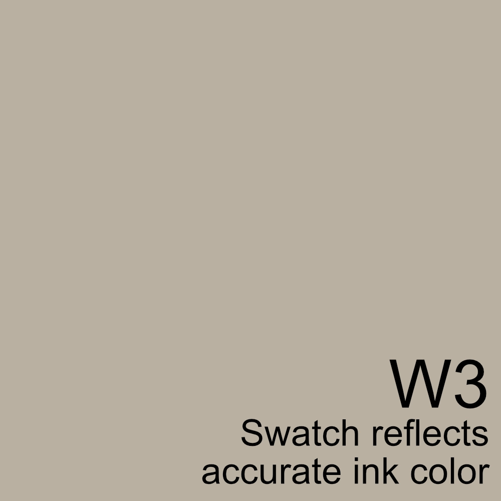 steel Copic Sketch Marker - W3 Warm Gray 3