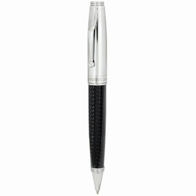 sealed Monteverde Invincia Chrome Carbon Fiber Ballpoint Pen
